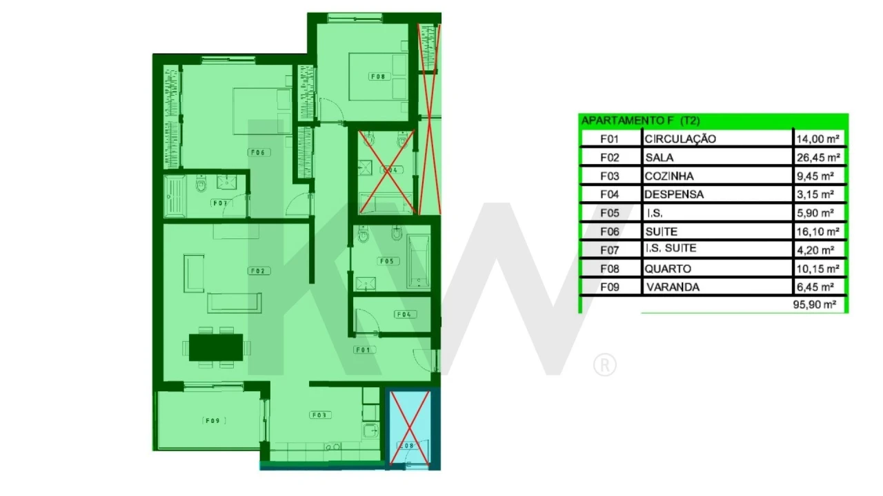 Apartamento T2 para Venda em Peniche Foto 37
