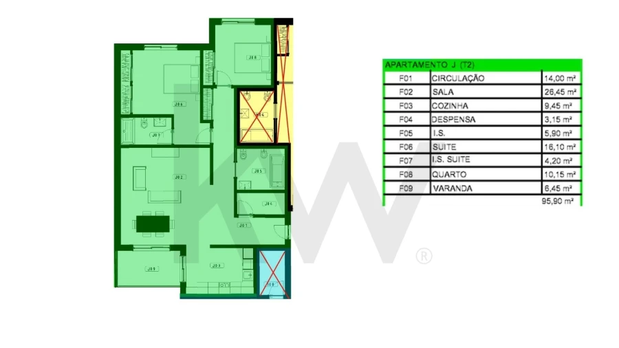 Apartamento T2 para Venda em Peniche Foto 39