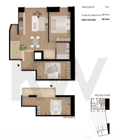 Apartamento T2 para Venda em Paranhos