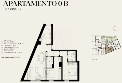 Apartamento T2 para Venda em Alcantara