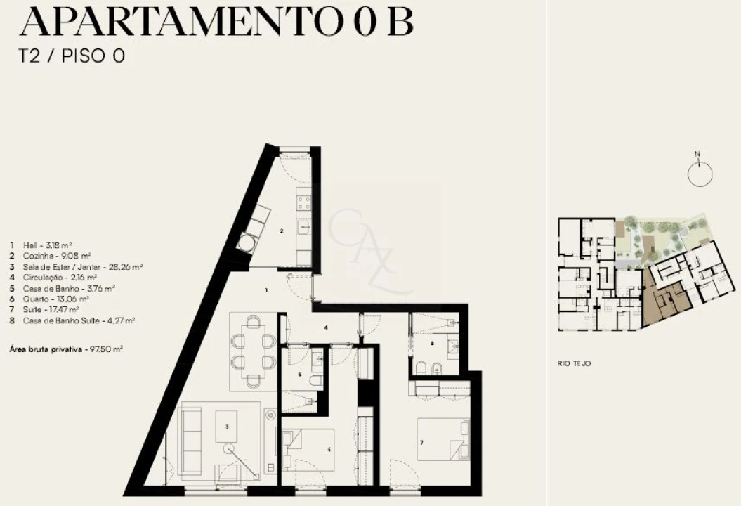 Apartamento T2 para Venda em Alcantara Foto 14
