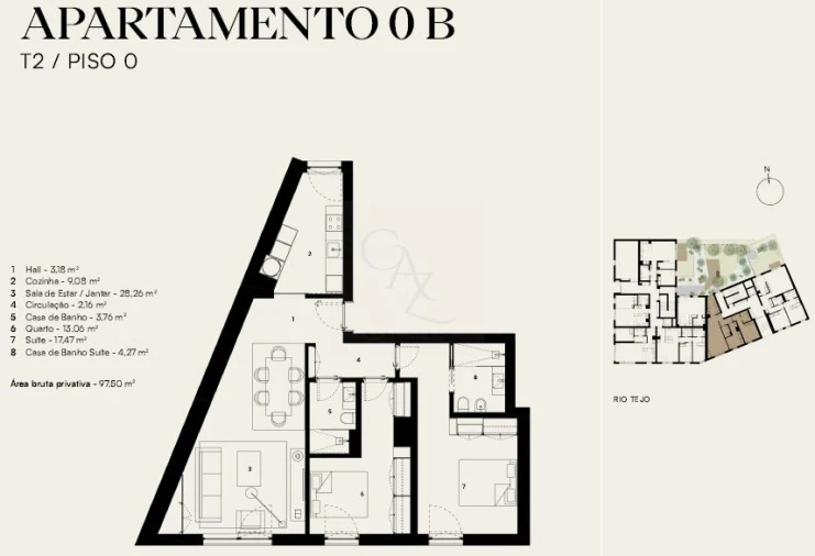 Apartamento T2 para Venda em Alcantara Foto 14