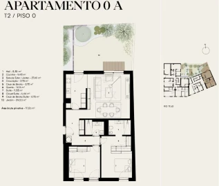 Apartamento T2 para Venda em Alcantara