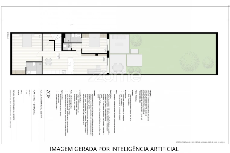 Apartamento T2 para Venda em Aldoar, Foz do Douro e Nevogilde Foto 5