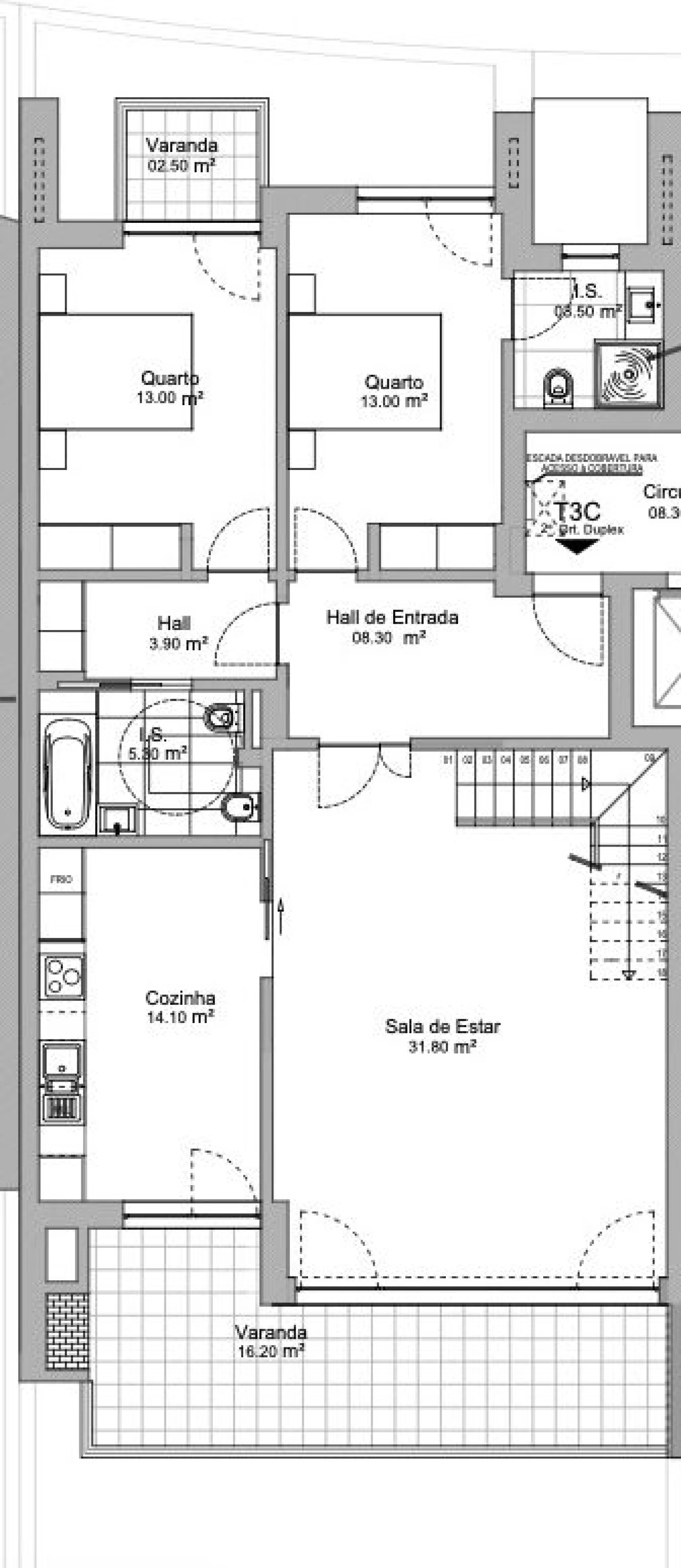 Apartamento T3 para Venda em Ericeira Foto 27