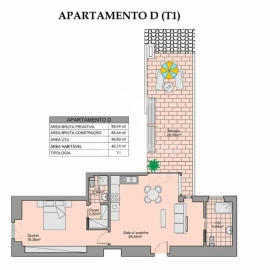 Apartamento T1 para Venda em Vila Real de Santo Antonio