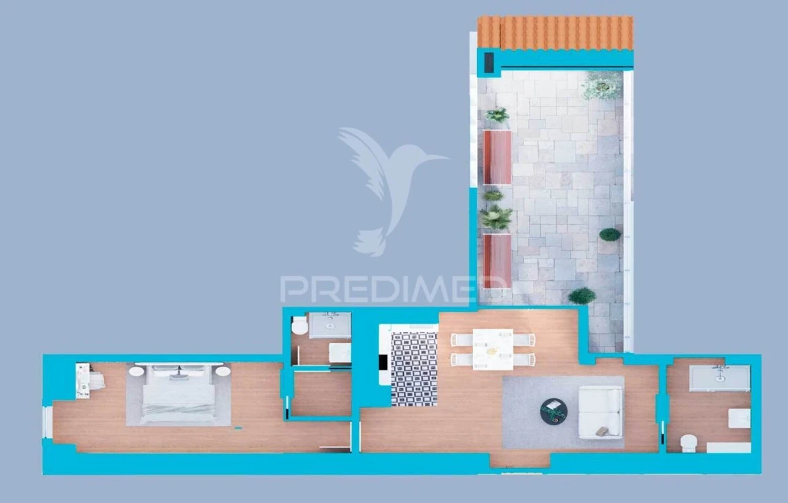 Apartamento T1 para Venda em Vila Real de Santo Antonio Foto 8