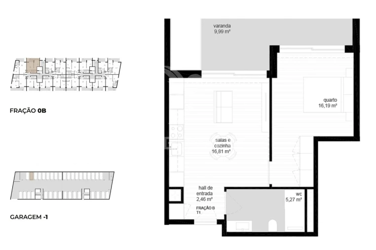 Apartamento T1 para Venda em Vila Nova de Cerveira e Lovelhe Foto 12