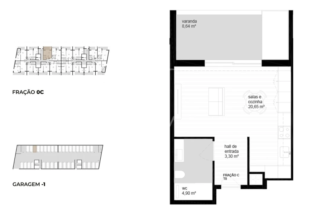 Apartamento T0 para Venda em Vila Nova de Cerveira e Lovelhe Foto 12