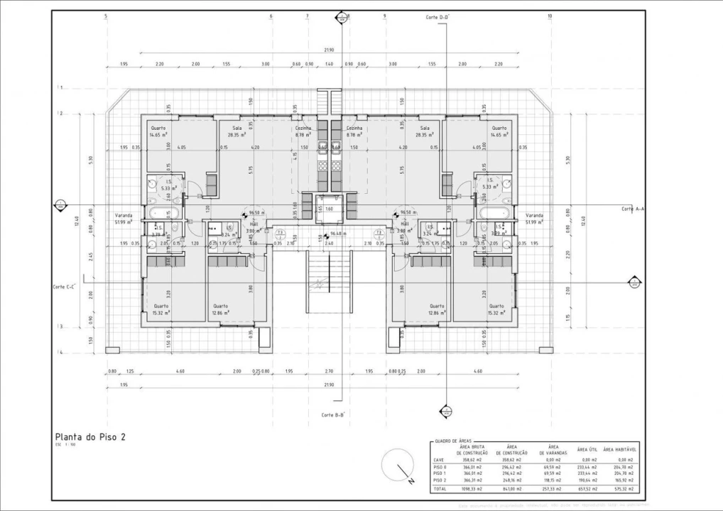 Apartamento T2 para Venda em Porches Foto 21