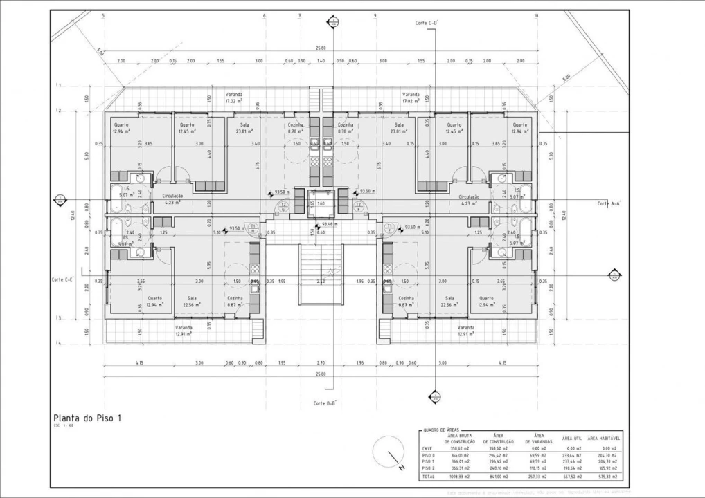 Apartamento T3 para Venda em Porches Foto 21