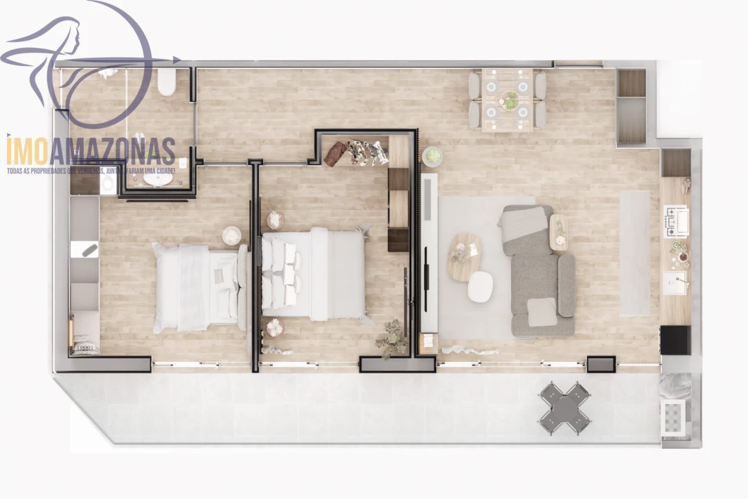 Apartamento T2 para Venda em Porches Foto 14