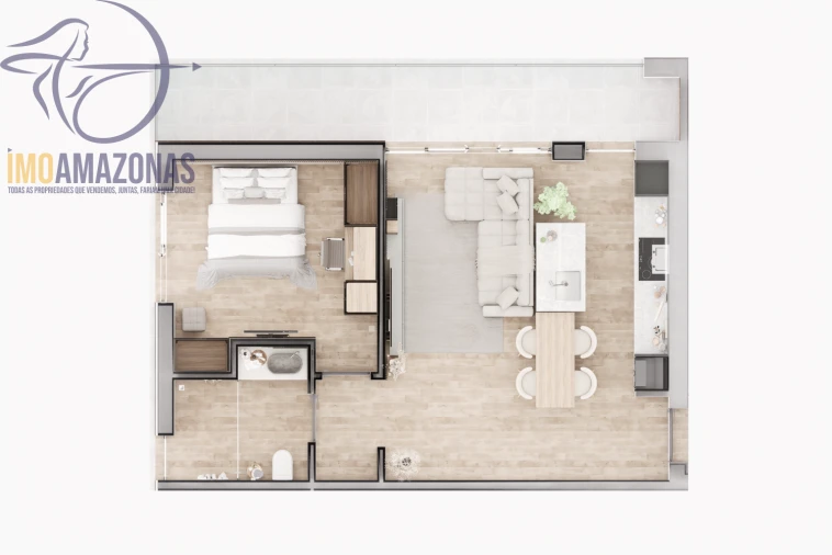 Apartamento T1 para Venda em Porches Foto 13
