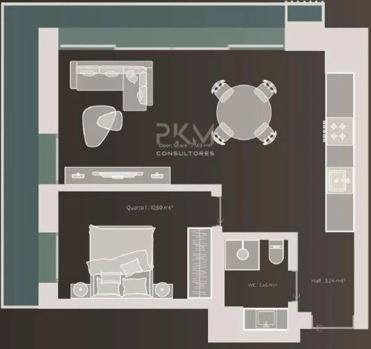 Apartamento T1 para Venda em Penafiel Foto 48