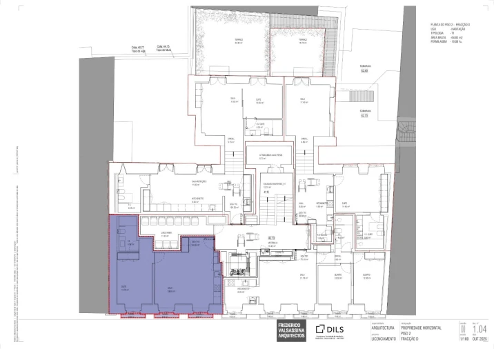 Apartamento T1 para Venda em Santa Maria Maior Planta 1