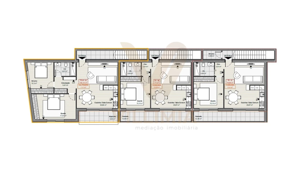 Apartamento T2 para Venda em Correlhã Foto 7