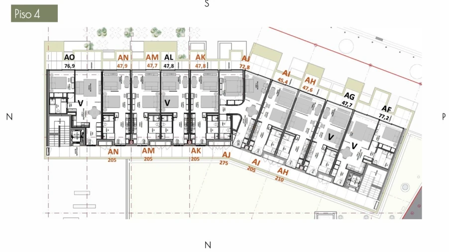 Apartamento para Venda em Matosinhos e Leça da Palmeira Planta 1
