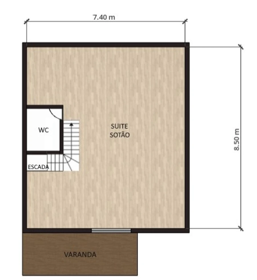 Apartamento T3 para Venda em São Vicente Planta 1