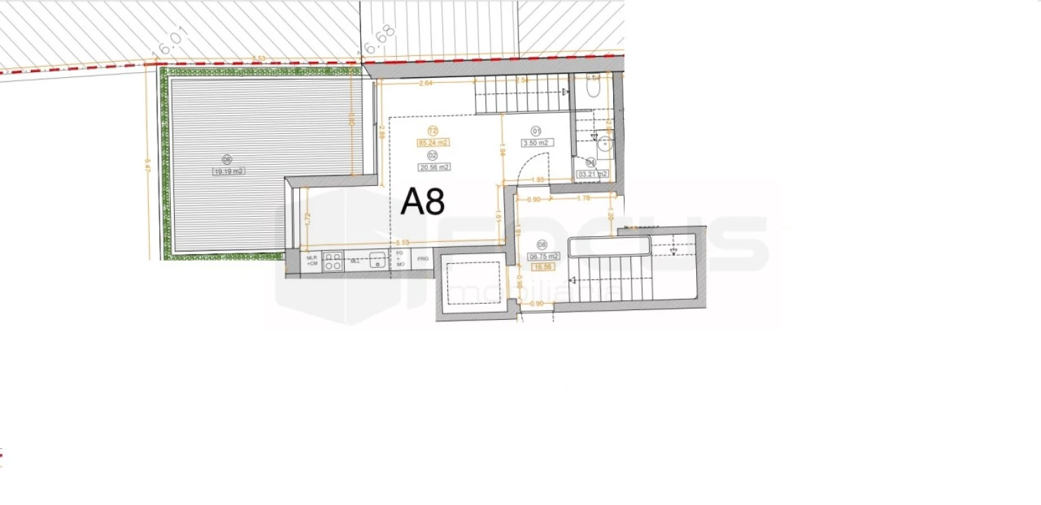 Apartamento T2 para Venda em Glória e Vera Cruz Foto 11