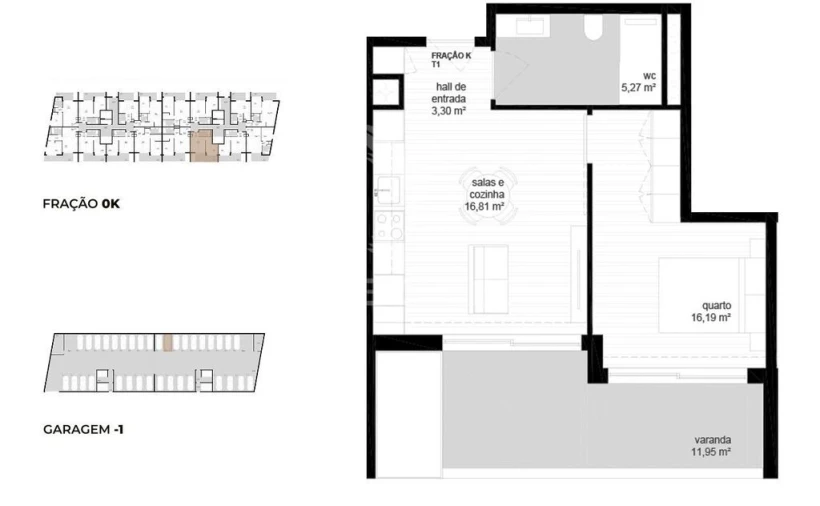 Apartamento T1 para Venda em Vila Nova de Cerveira e Lovelhe Foto 12