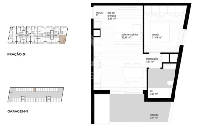 Apartamento T1 para Venda em Vila Nova de Cerveira e Lovelhe