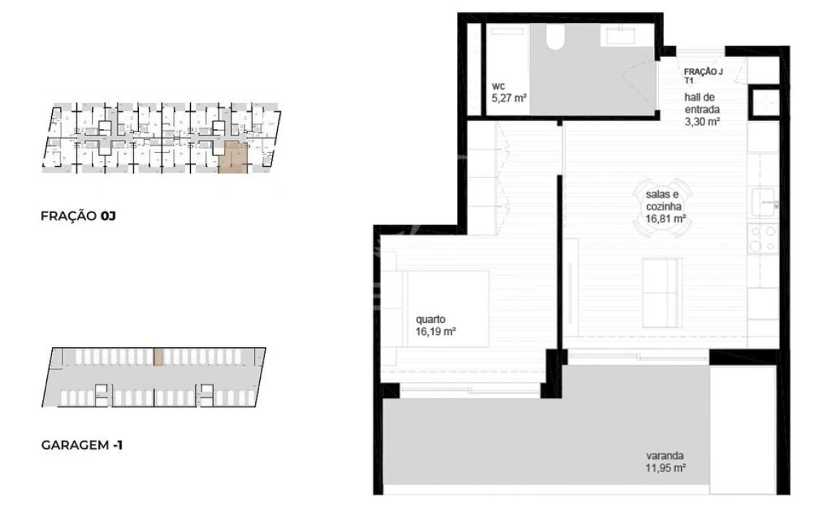 Apartamento T1 para Venda em Vila Nova de Cerveira e Lovelhe Foto 12