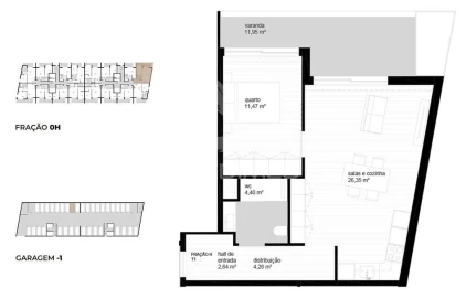 Apartamento T1 para Venda em Vila Nova de Cerveira e Lovelhe