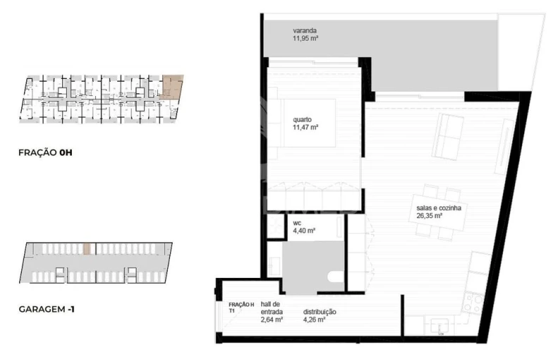 Apartamento T1 para Venda em Vila Nova de Cerveira e Lovelhe Foto 12