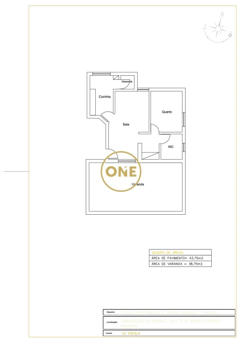 Apartamento T1 para Venda em Portimão