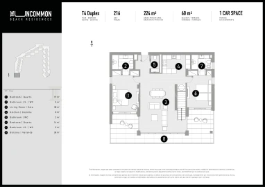 Apartamento T4 para Venda em Quarteira