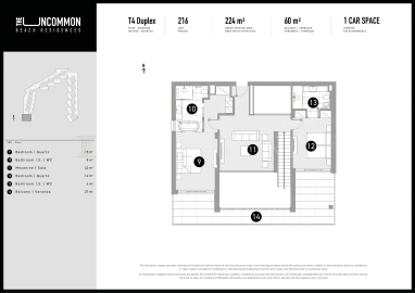 Apartamento T4 para Venda em Quarteira