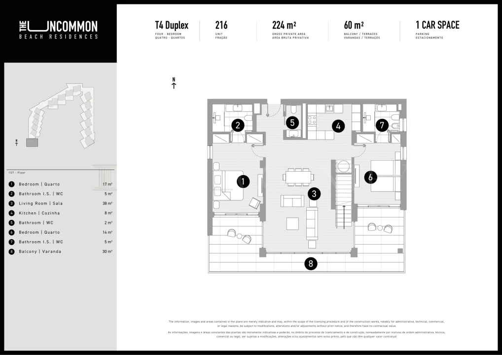 Apartamento T4 para Venda em Quarteira Foto 28