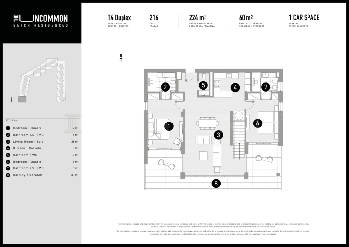 Apartamento T4 para Venda em Quarteira Foto 28