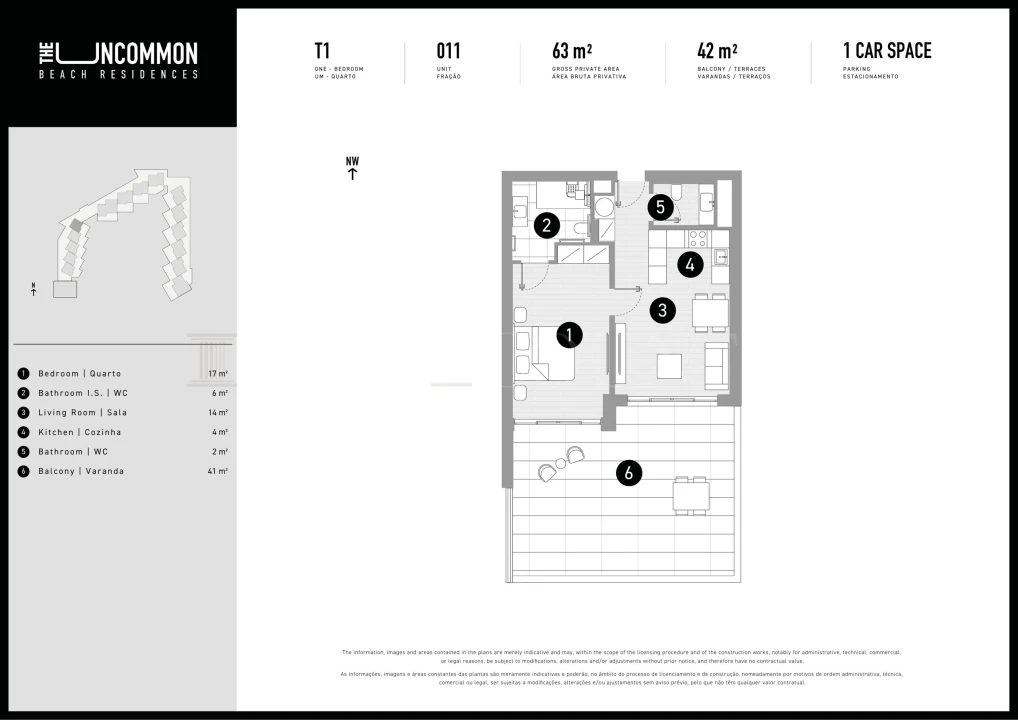Apartamento T1 para Venda em Quarteira Foto 28