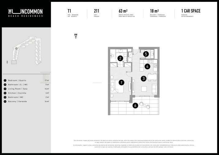 Apartamento T1 para Venda em Quarteira Foto 28