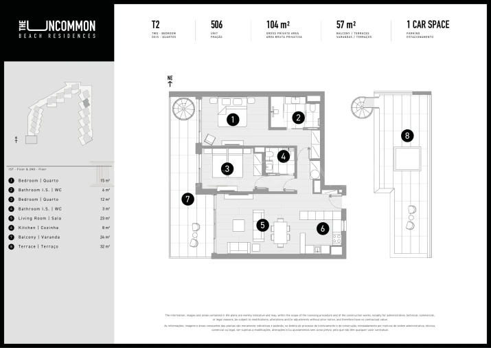 Apartamento T2 para Venda em Quarteira Foto 28