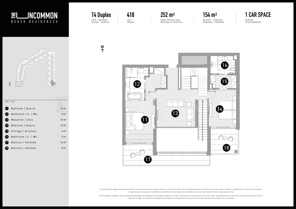 Apartamento T4 para Venda em Quarteira Foto 29