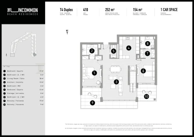 Apartamento T4 para Venda em Quarteira