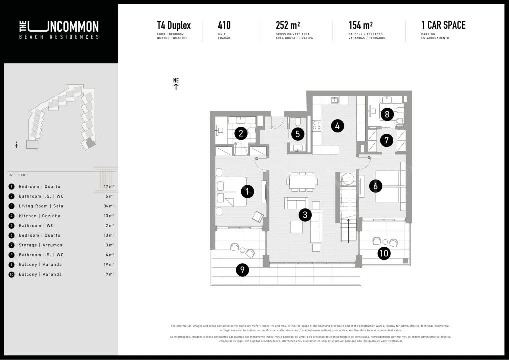 Apartamento T4 para Venda em Quarteira Foto 28