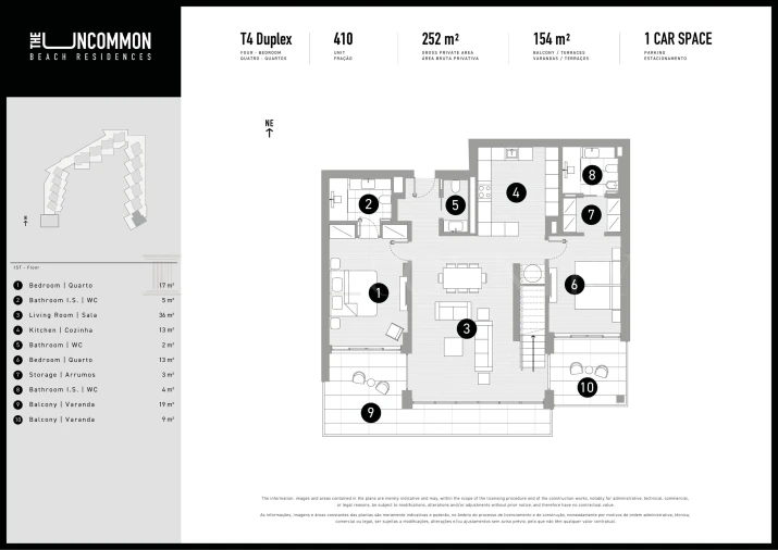 Apartamento T4 para Venda em Quarteira Foto 28