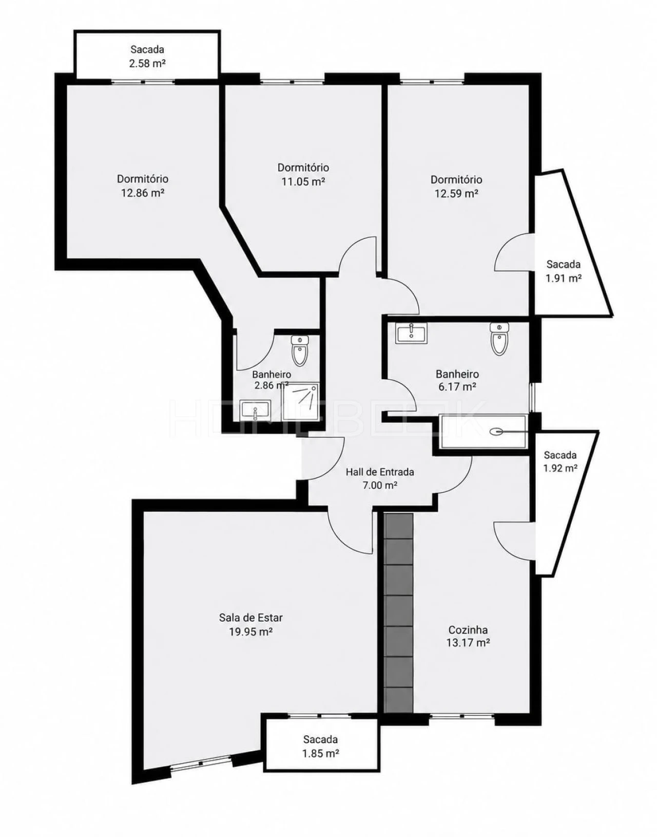 Apartamento T3 para Venda em Setubal (São Sebastião) Foto 27