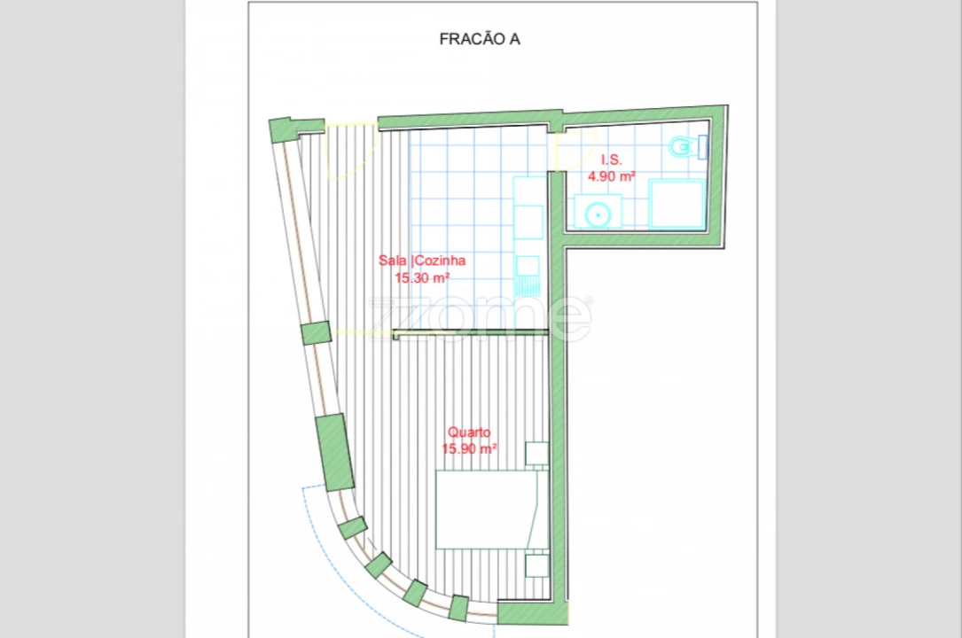 Apartamento T1 para Venda em Oliveira do Douro Foto 2