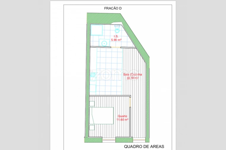 Apartamento T1 para Venda em Oliveira do Douro Foto 2