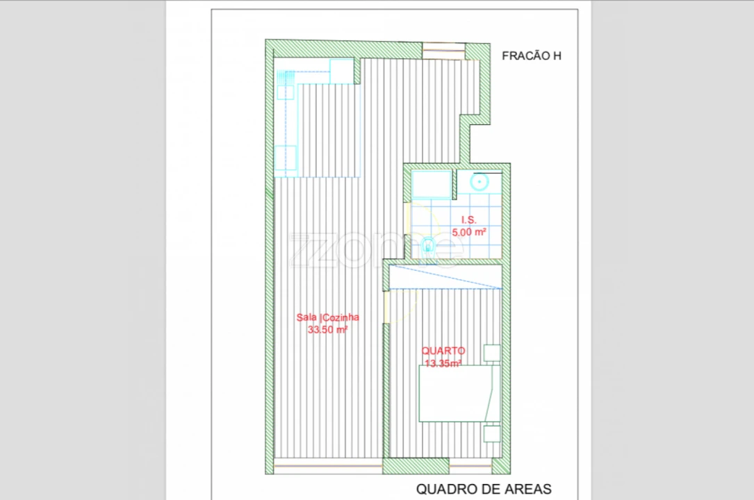Apartamento T1 para Venda em Oliveira do Douro Foto 1