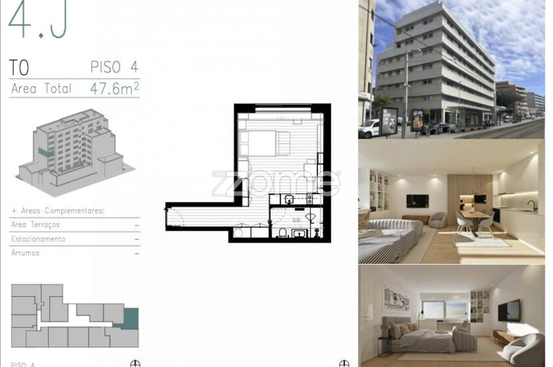 Apartamento T1 para Venda em Matosinhos e Leça da Palmeira Foto 5
