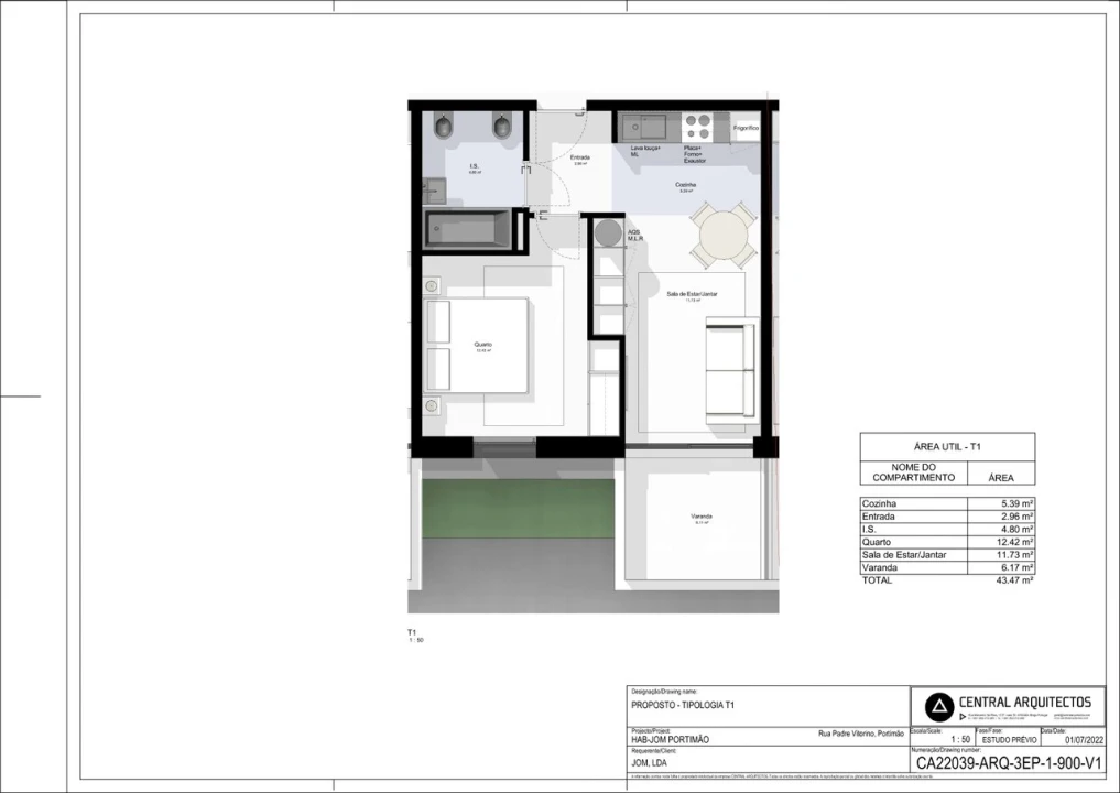 Apartamento T1 para Venda em Portimão Foto 15