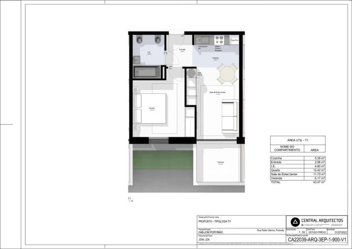 Apartamento T1 para Venda em Portimão Foto 15