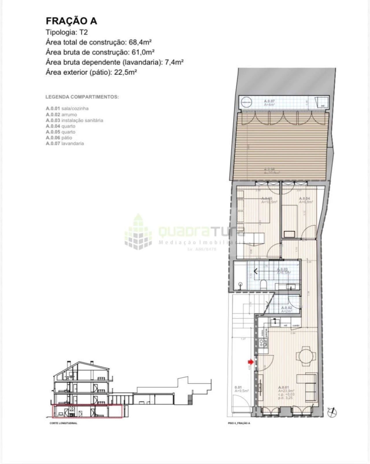 Apartamento T2 para Venda em Campanhã Foto 2