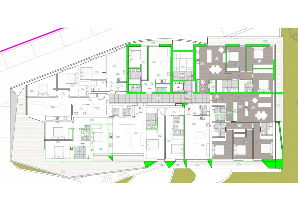 Apartamento T2 para Venda em Abraveses Planta 2