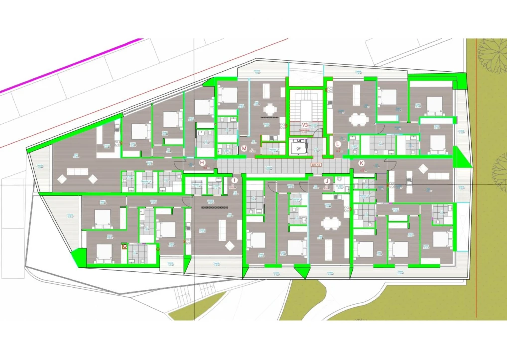 Apartamento T2 para Venda em Abraveses Planta 3